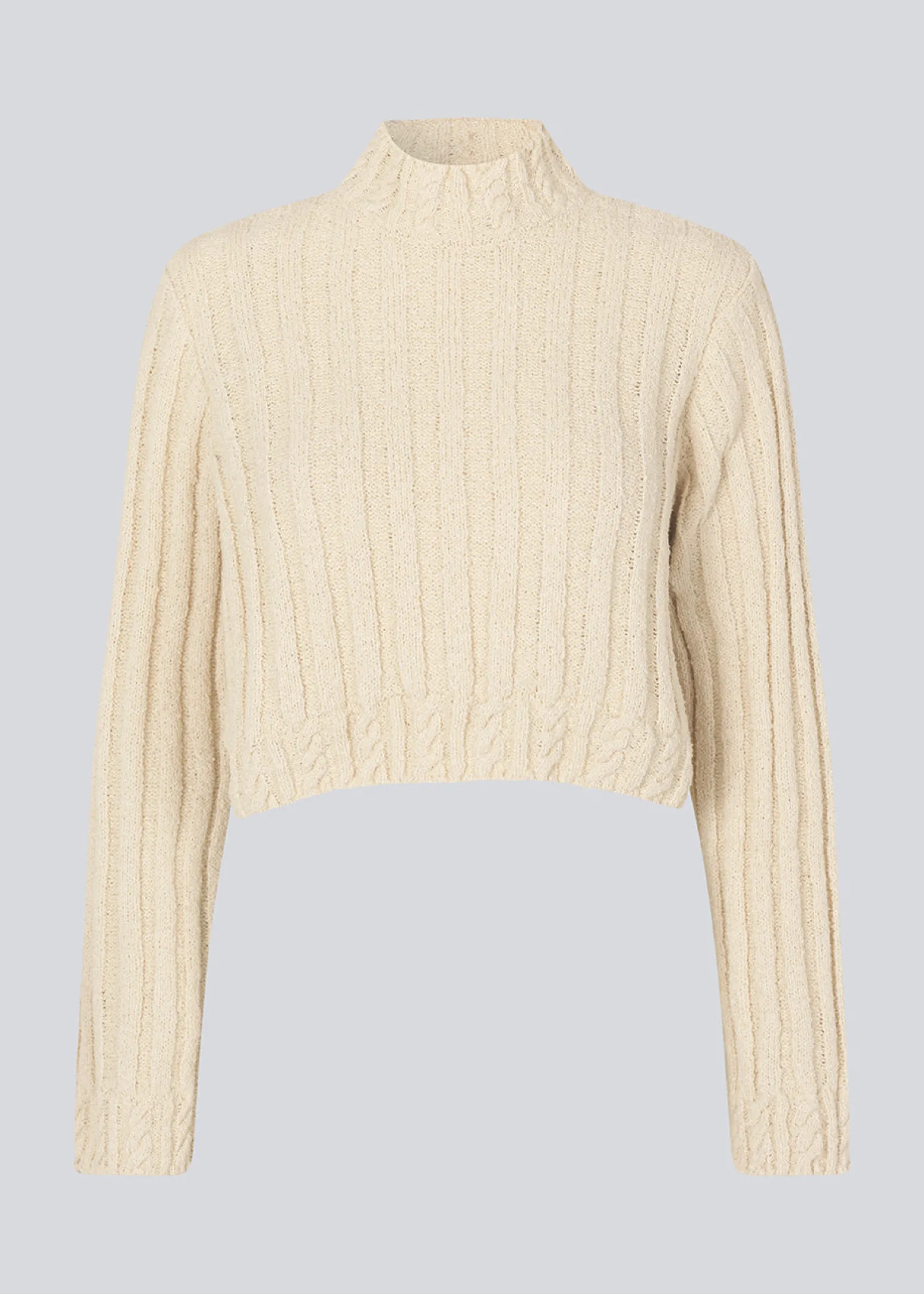 Modström FinaMD o-neck - Summer Sand< Strik & Bluser