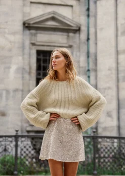 Modström FlakaMD o-neck - Summer Sand< Strik & Bluser