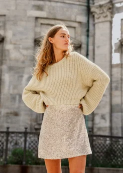 Modström FlakaMD o-neck - Summer Sand< Strik & Bluser
