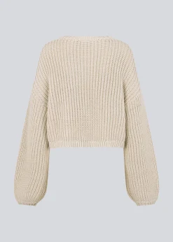 Modström FlakaMD o-neck - Summer Sand< Strik & Bluser