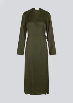 Modström FloreMD wrap dress - Deep Pine< Kjoler