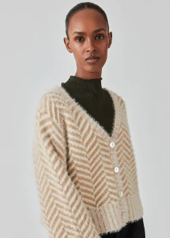 Modström FloriaMD cardigan - Summer Sand< Strik & Bluser