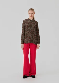 Modström FloryMD print shirt - Vibrant Fall Flower< Skjorter