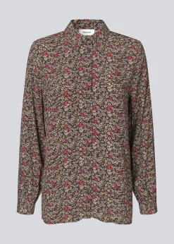 Modström FloryMD print shirt - Vibrant Fall Flower< Skjorter