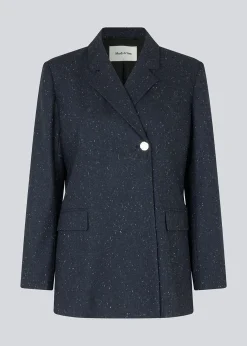 Modström FolaMD blazer - Dark Navy Melange< Blazere