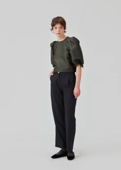Modström FolaMD pants - Dark Navy Melange< Bukser