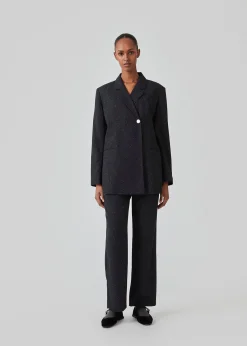 Modström FolaMD pants - Dark Navy Melange< Bukser
