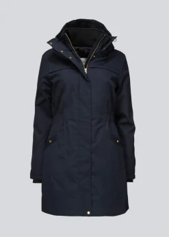 Modström Frida gold trim - Navy Noir< Frakker & Jakker