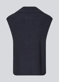 Modström FultonMD vest - Navy Sky< Veste|Strik & Bluser