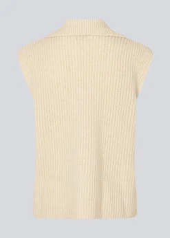 Modström FultonMD vest - Summer Sand< Veste|Strik & Bluser