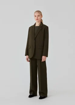 Modström Gale blazer - Deep Pine< Jakkesæt|Blazere