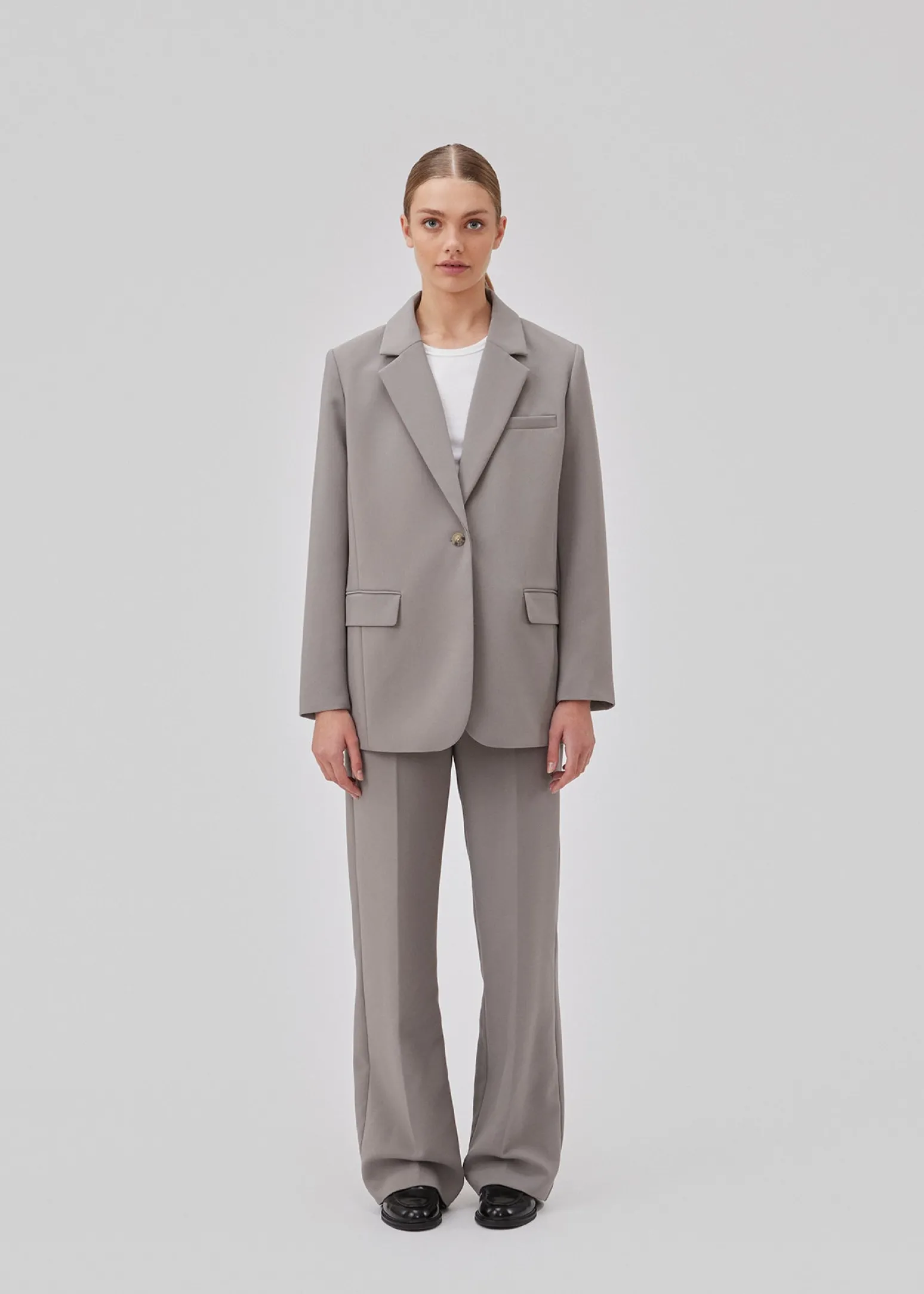 Modström Gale blazer - Steeple Gray< Jakkesæt|Blazere