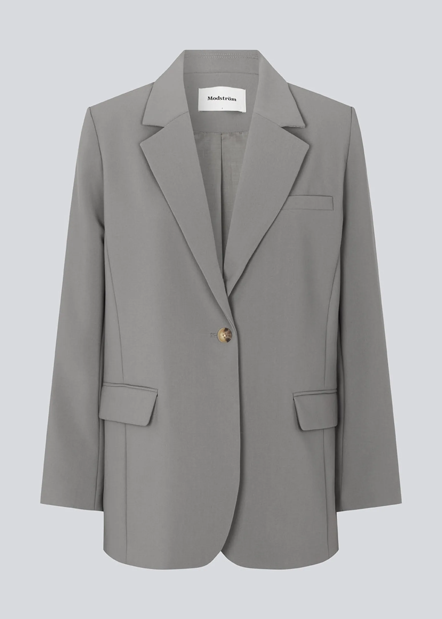 Modström Gale blazer - Steeple Gray< Jakkesæt|Blazere