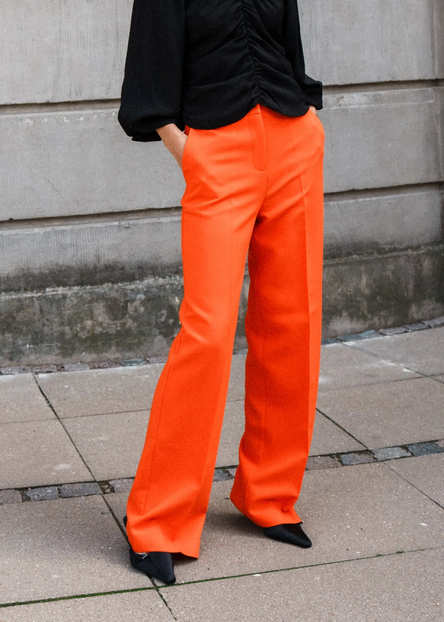 Modström Gale pants - Bright Cherry< Jakkesæt|Bukser