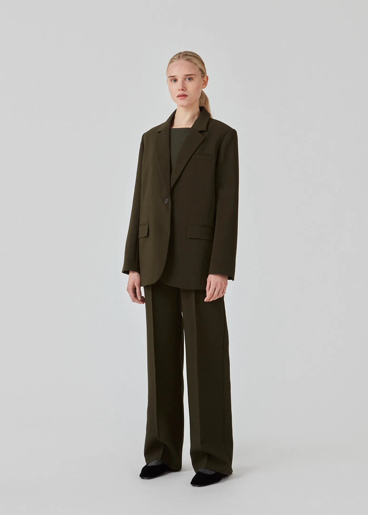 Modström Gale pants - Deep Pine< Jakkesæt|Bukser