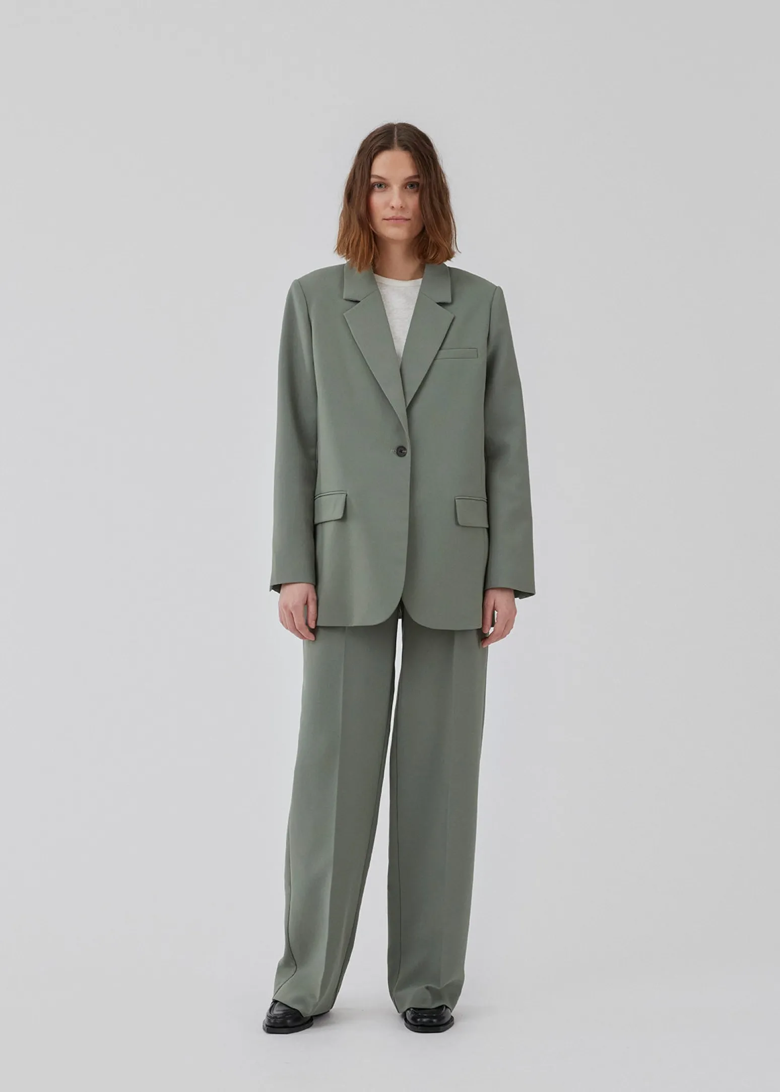Modström Gale pants - Soft Moss< Basic|Jakkesæt