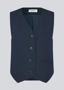 Modström GaleMD 2 vest - Navy Sky< Jakkesæt|Veste