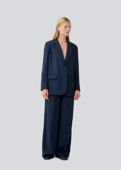Modström GaleMD 2 wide pants - Navy Sky< Jakkesæt|Bukser
