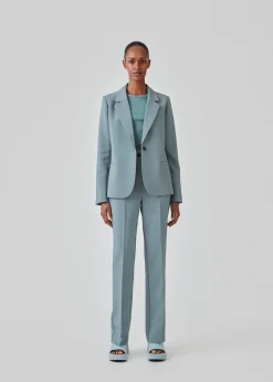 Modström GaleMD straight blazer - Stormy Sea< Blazere