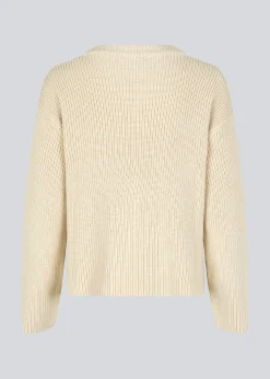 Modström GalenMD v-neck - Summer Sand< Strik & Bluser