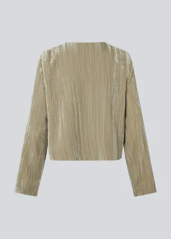 Modström GiselleMD ls top - Spray Green< Toppe