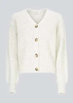 Modström Goldie cardigan - Off White< Strik & Bluser