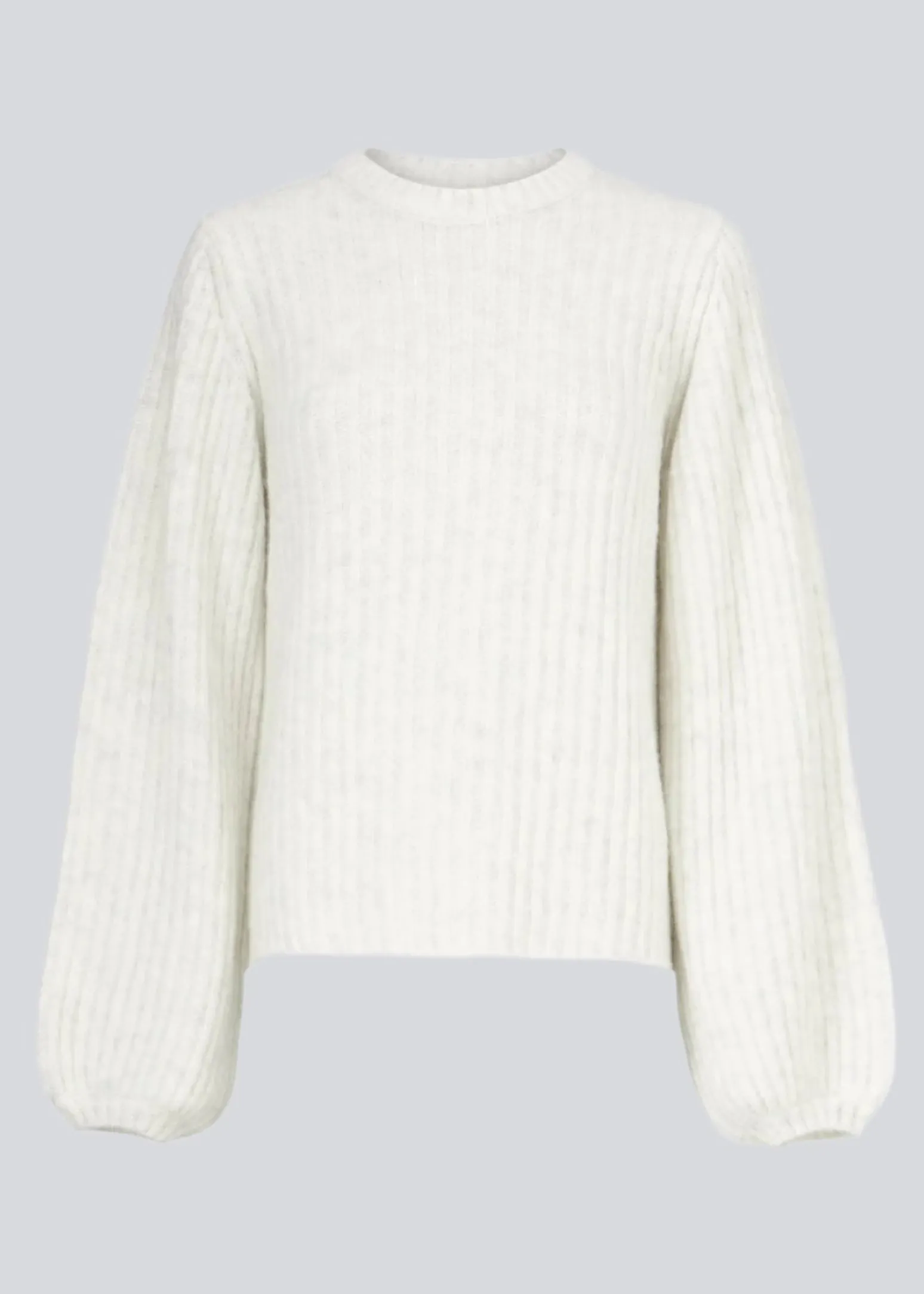 Modström Goldie o-neck - Off White< Strik & Bluser