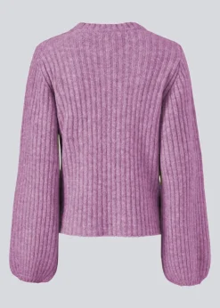 Modström Goldie o-neck - Pale Grape< Strik & Bluser