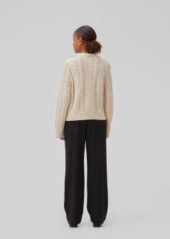 Modström GrannonMD o-neck - Vanilla Ice< Strik & Bluser