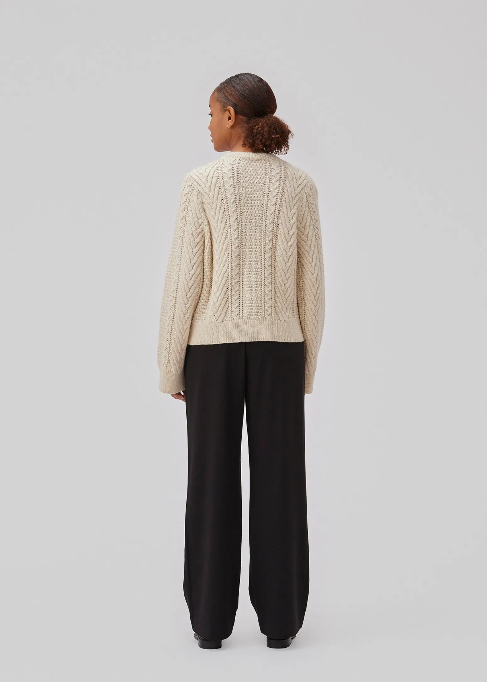 Modström GrannonMD o-neck - Vanilla Ice< Strik & Bluser