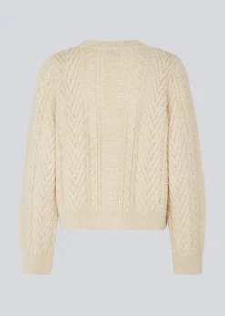 Modström GrannonMD o-neck - Vanilla Ice< Strik & Bluser