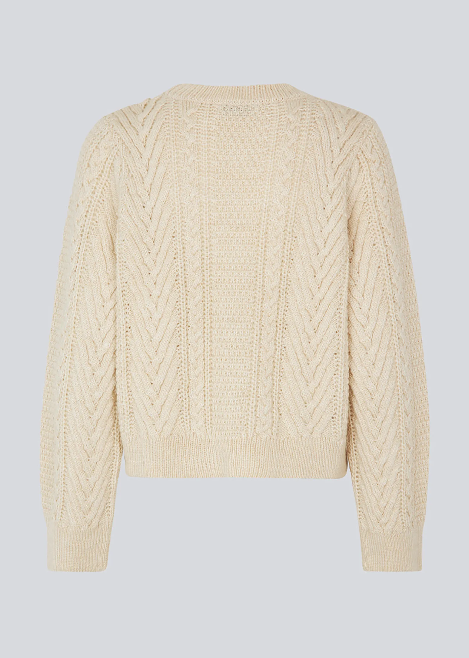 Modström GrannonMD o-neck - Vanilla Ice< Strik & Bluser