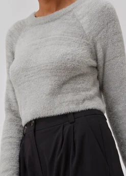 Modström GriseldaMD o-neck - Steeple Gray< Strik & Bluser