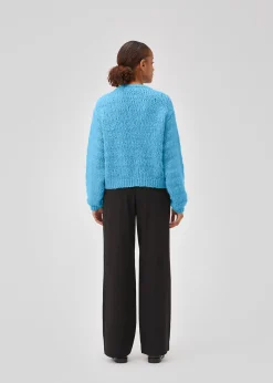 Modström GroverMD o-neck - Bonnie Blue< Strik & Bluser