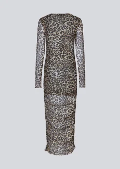 Modström GwenMD slim print dress - Leo leo print< Leopard Print|Kjoler