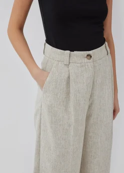 Modström HaleyMD pants - Summer sand melange< Jakkesæt|Bukser