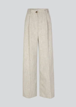 Modström HaleyMD pants - Summer sand melange< Jakkesæt|Bukser