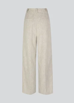 Modström HaleyMD pants - Summer sand melange< Jakkesæt|Bukser