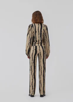 Modström HarlandMD print pants - Torn Lines< Bukser