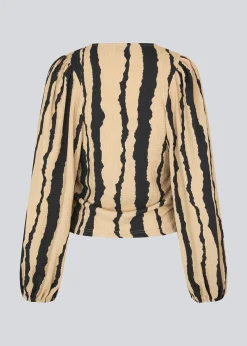 Modström HarlandMD print top - Torn Lines< Toppe