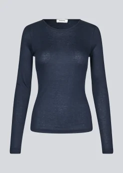 Modström HarperMD LS top - Navy Sky< Basic