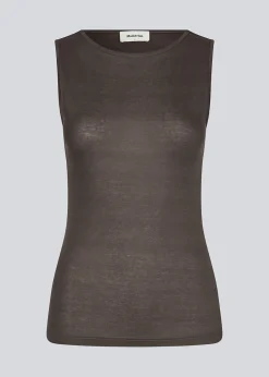 Modström HarperMD top - Warm Gray< Basic|Toppe