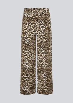 Modström HarveyMD print pants - Leo leo print< Leopard Print|Denim
