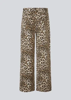 Modström HarveyMD print pants - Leo leo print< Leopard Print|Denim