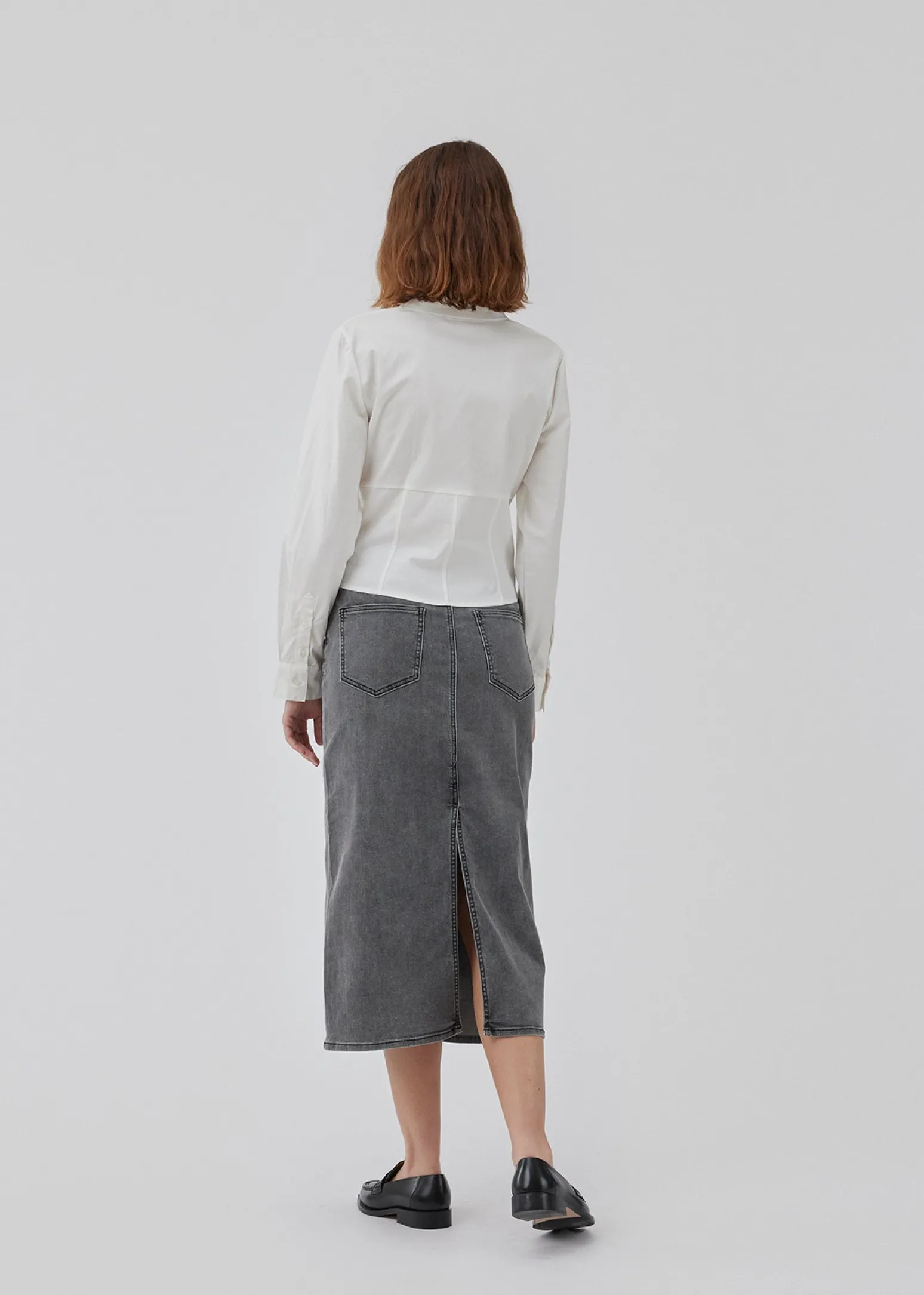 Modström HarveyMD skirt - Vintage Grey< Nederdele|Denim