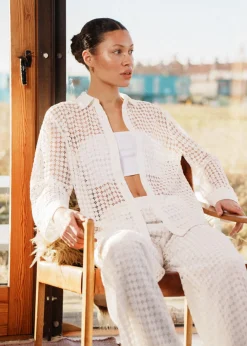 Modström HattieMD pants - Soft White< Bukser