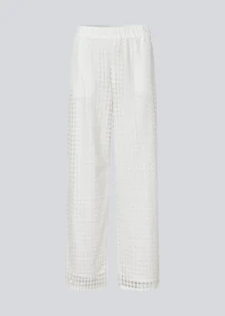 Modström HattieMD pants - Soft White< Bukser