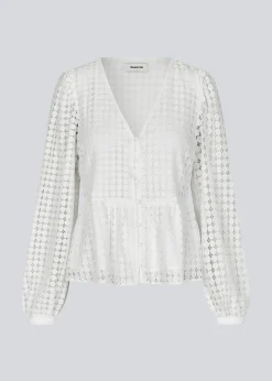 Modström HattieMD top - Soft White< Toppe