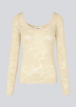Modström HawkinsMD top - Summer Sand< Strik & Bluser