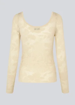 Modström HawkinsMD top - Summer Sand< Strik & Bluser
